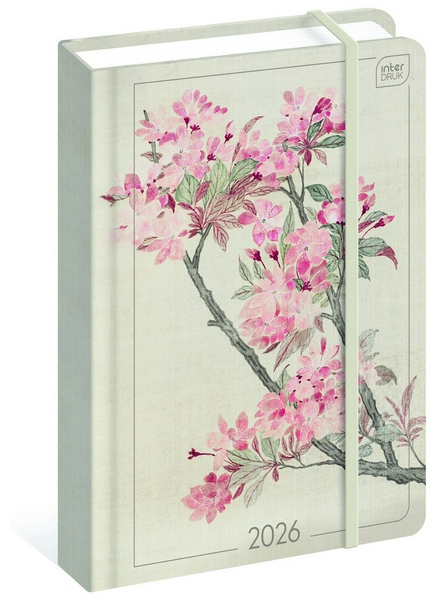 Kalendarz książkowy A5/384 Mat+UV Cherry Interdruk